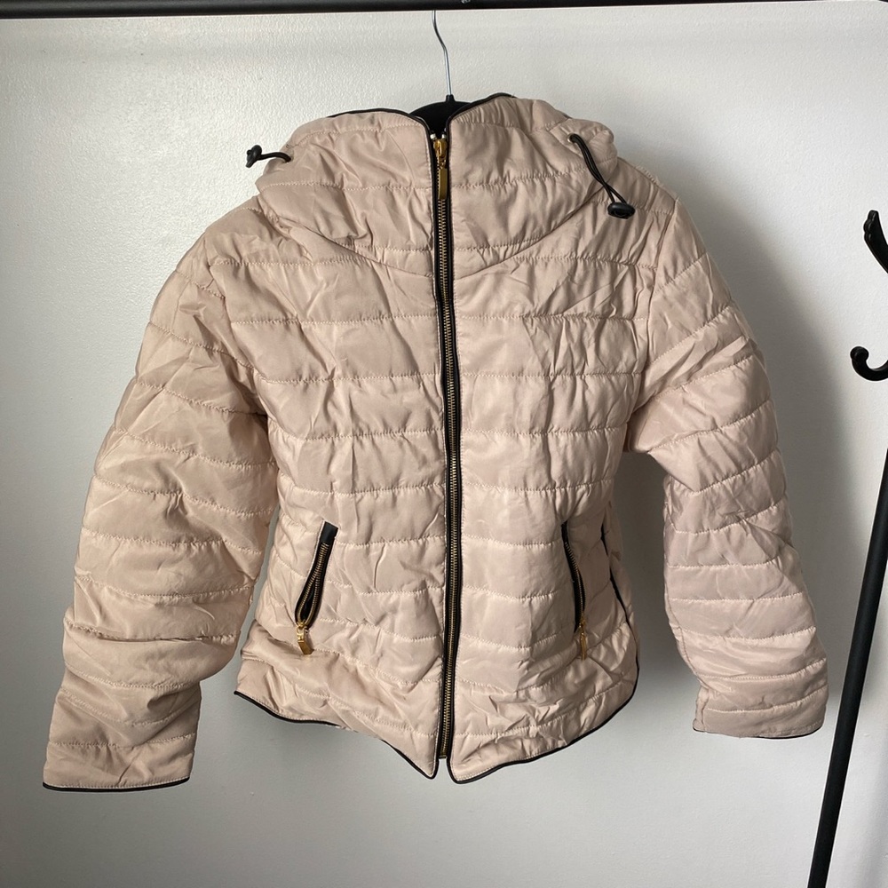 cream puffer jacket